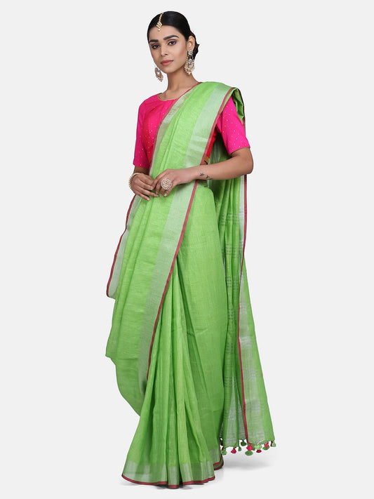 Green Cotton Saree?