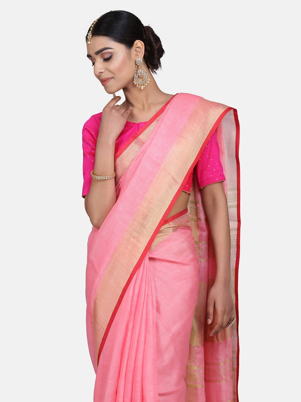 Pink Cotton Saree?