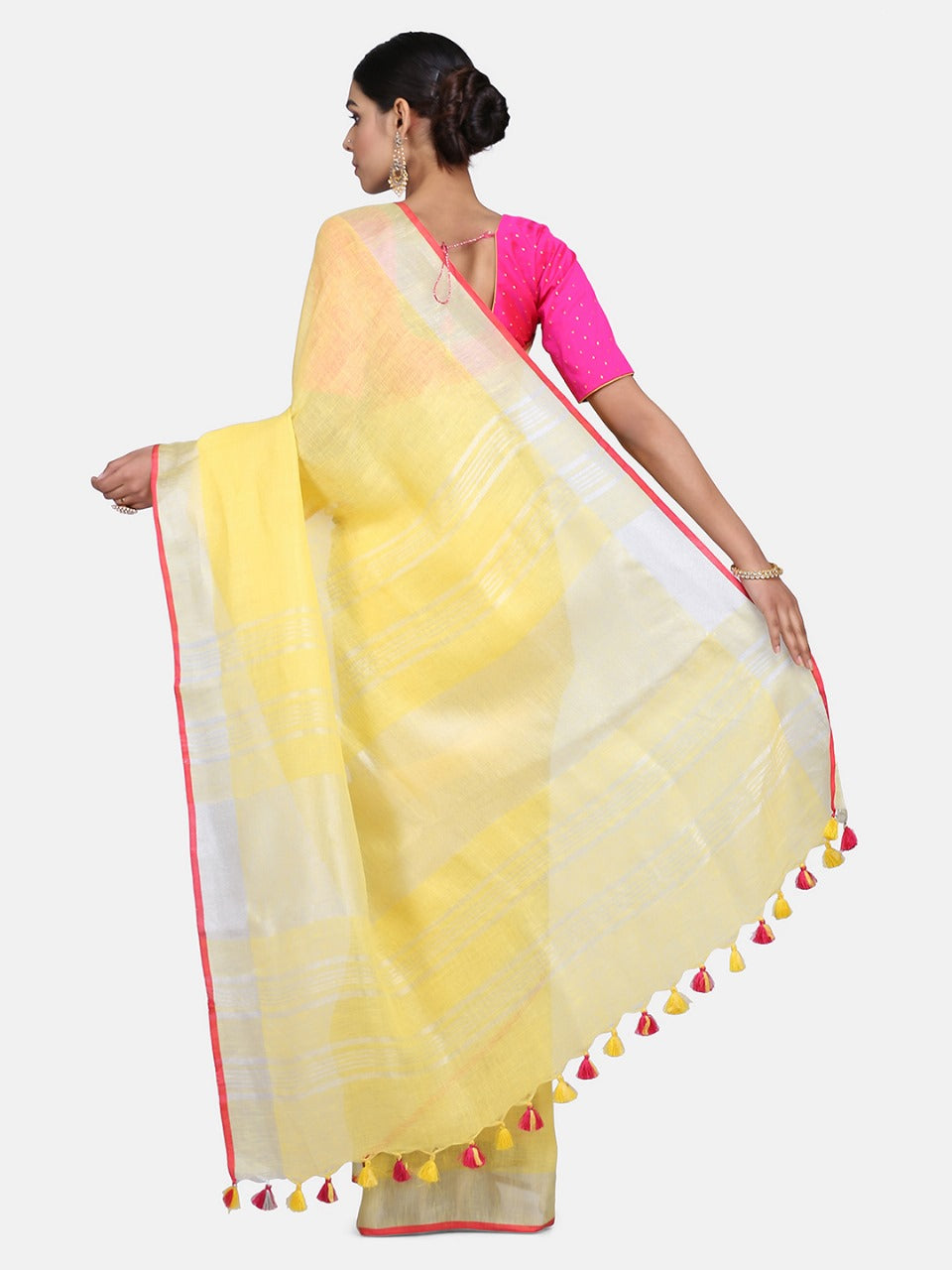 Yellow Cotton Saree?