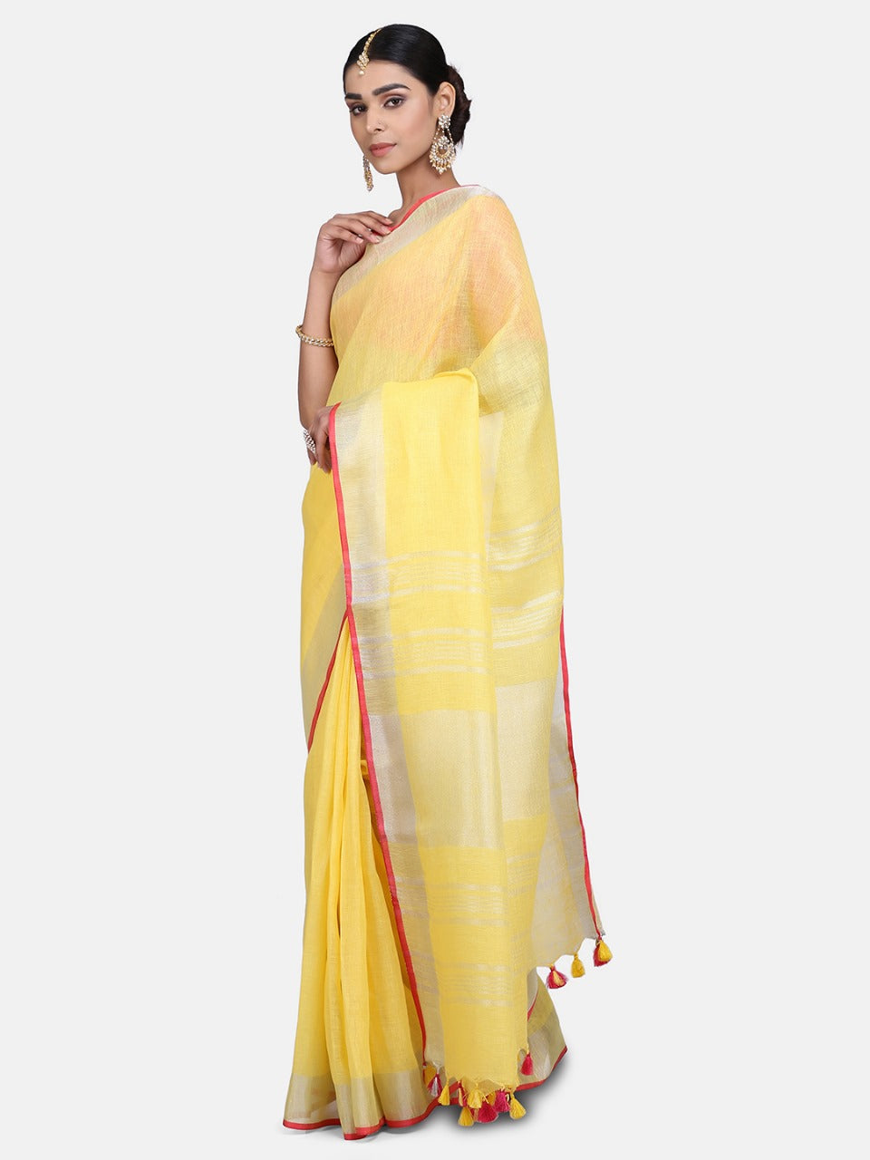 Yellow Cotton Saree?