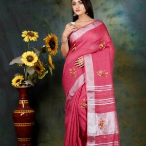 HAND FRENCH KNOT SAREE
