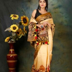 PREMIUM QUALITY TUSSAR ZARI SAREES