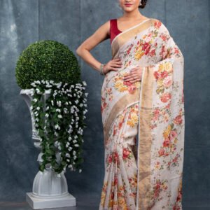 UNITEX FASHION TUSSARSILK SAREE,BOLLYWOOD STYLE